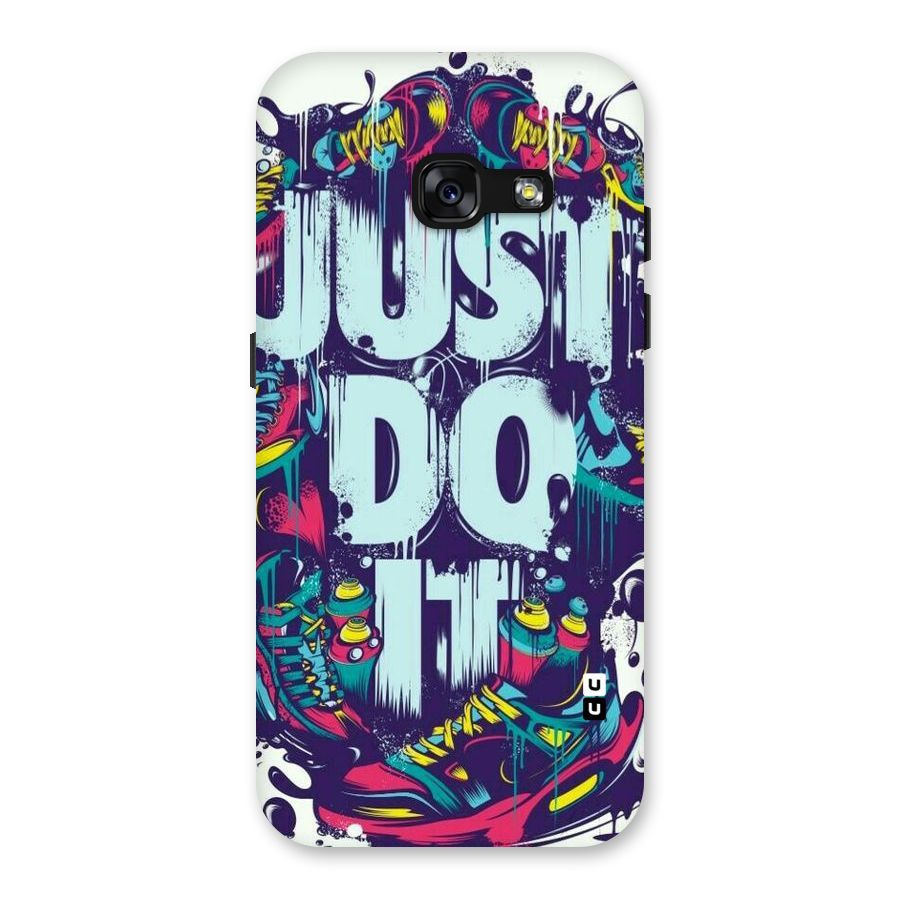 Do It Abstract Back Case for Galaxy A3 (2017)