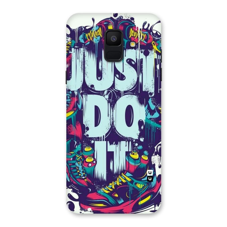 Do It Abstract Back Case for Galaxy A6 (2018)
