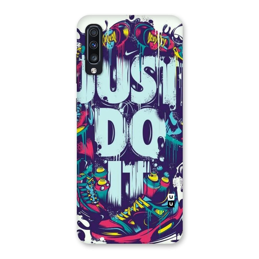 Do It Abstract Back Case for Galaxy A70s
