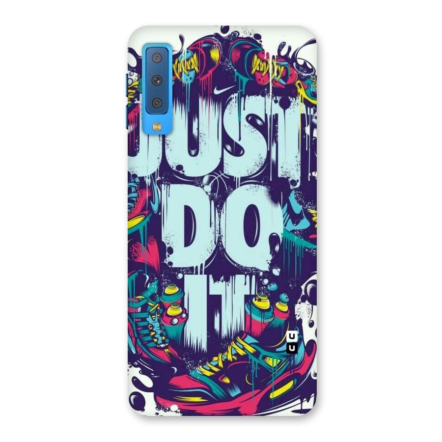 Do It Abstract Back Case for Galaxy A7 (2018)