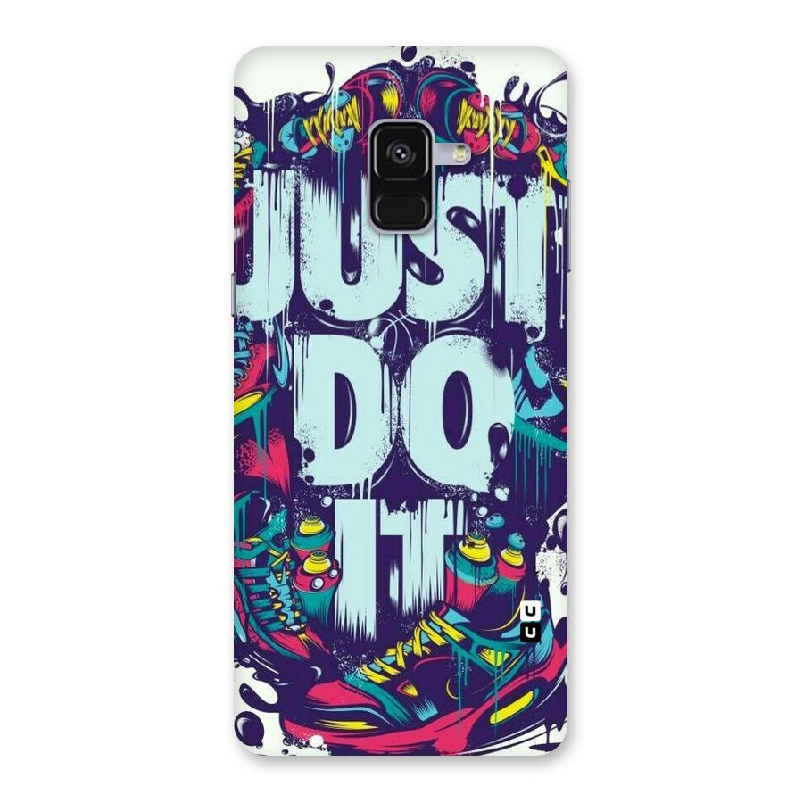 Do It Abstract Back Case for Galaxy A8 Plus
