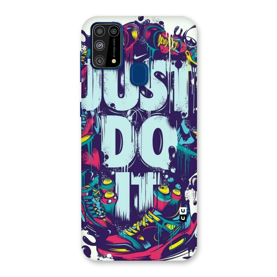 Do It Abstract Back Case for Galaxy F41
