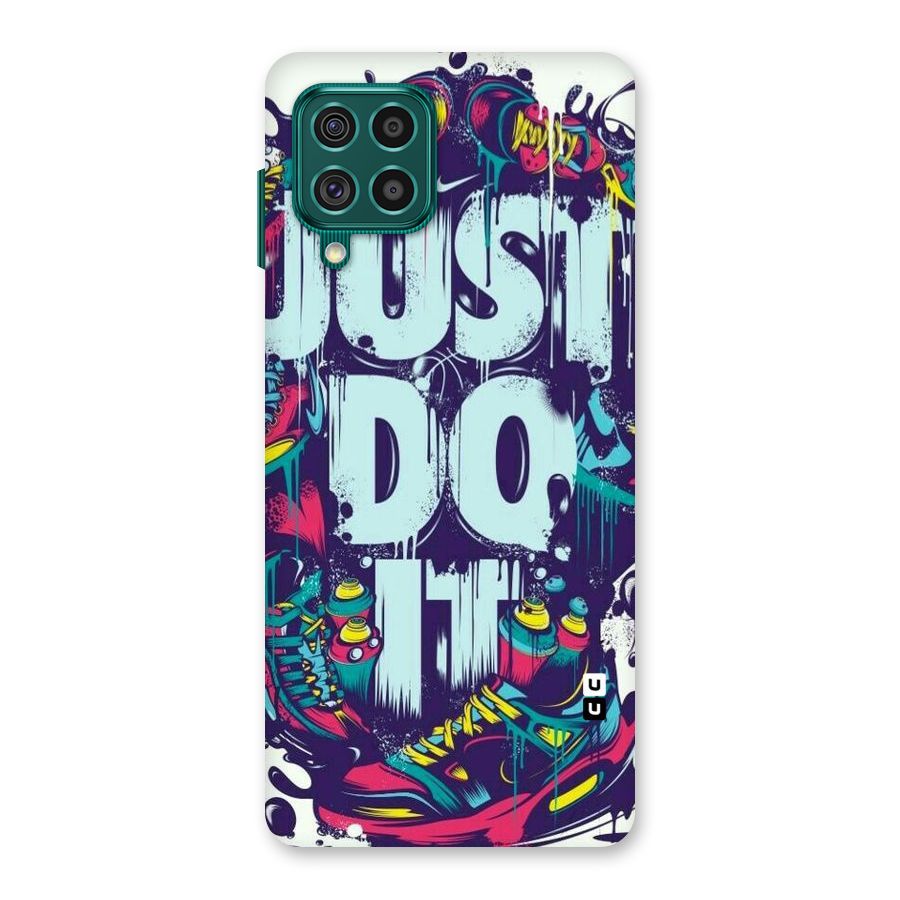 Do It Abstract Back Case for Galaxy F62