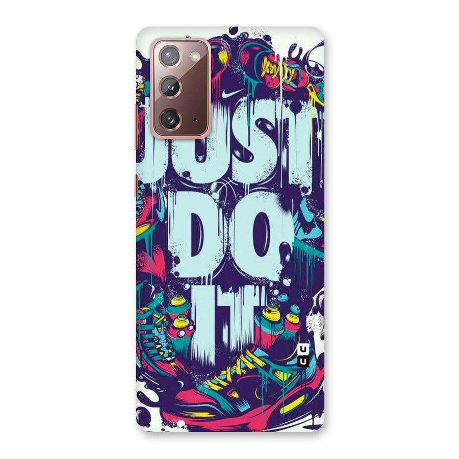 Do It Abstract Back Case for Galaxy Note 20