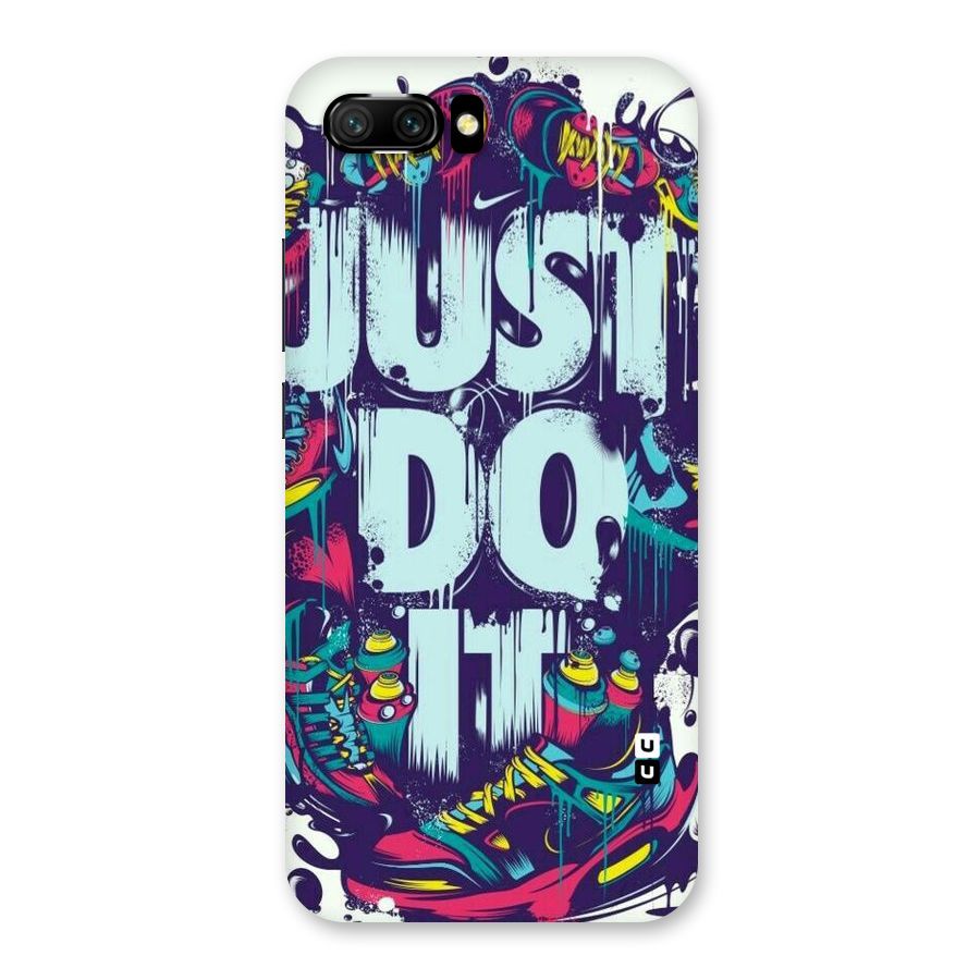 Do It Abstract Back Case for Honor 10
