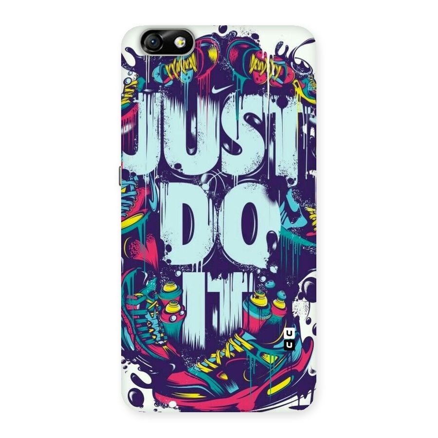 Do It Abstract Back Case for Honor 4X