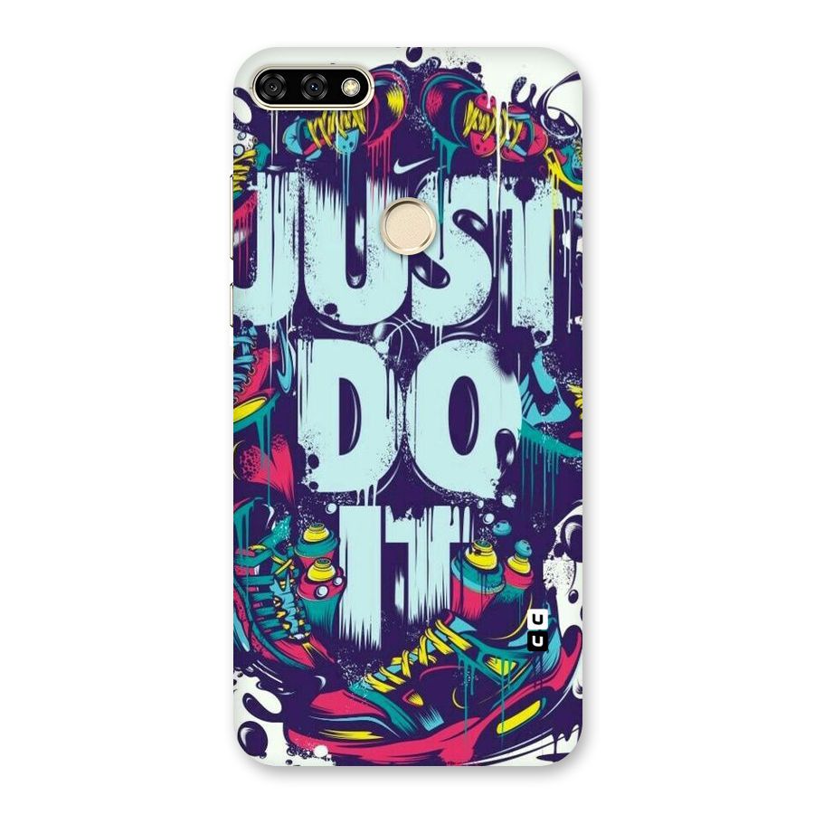 Do It Abstract Back Case for Honor 7A