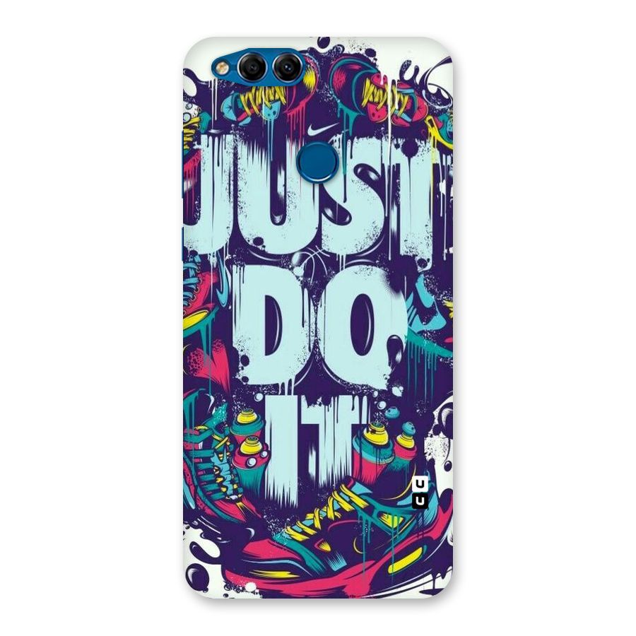 Do It Abstract Back Case for Honor 7X