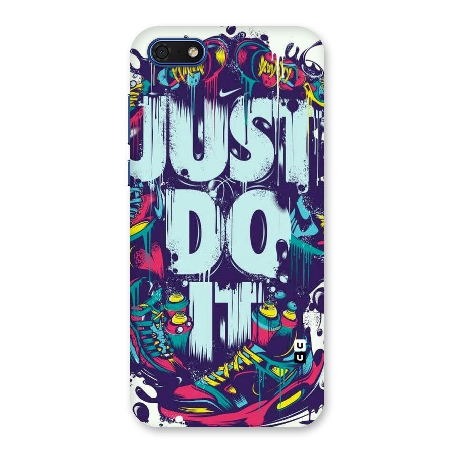 Do It Abstract Back Case for Honor 7s