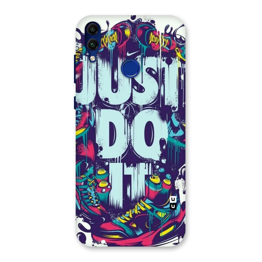 Do It Abstract Back Case for Honor 8C