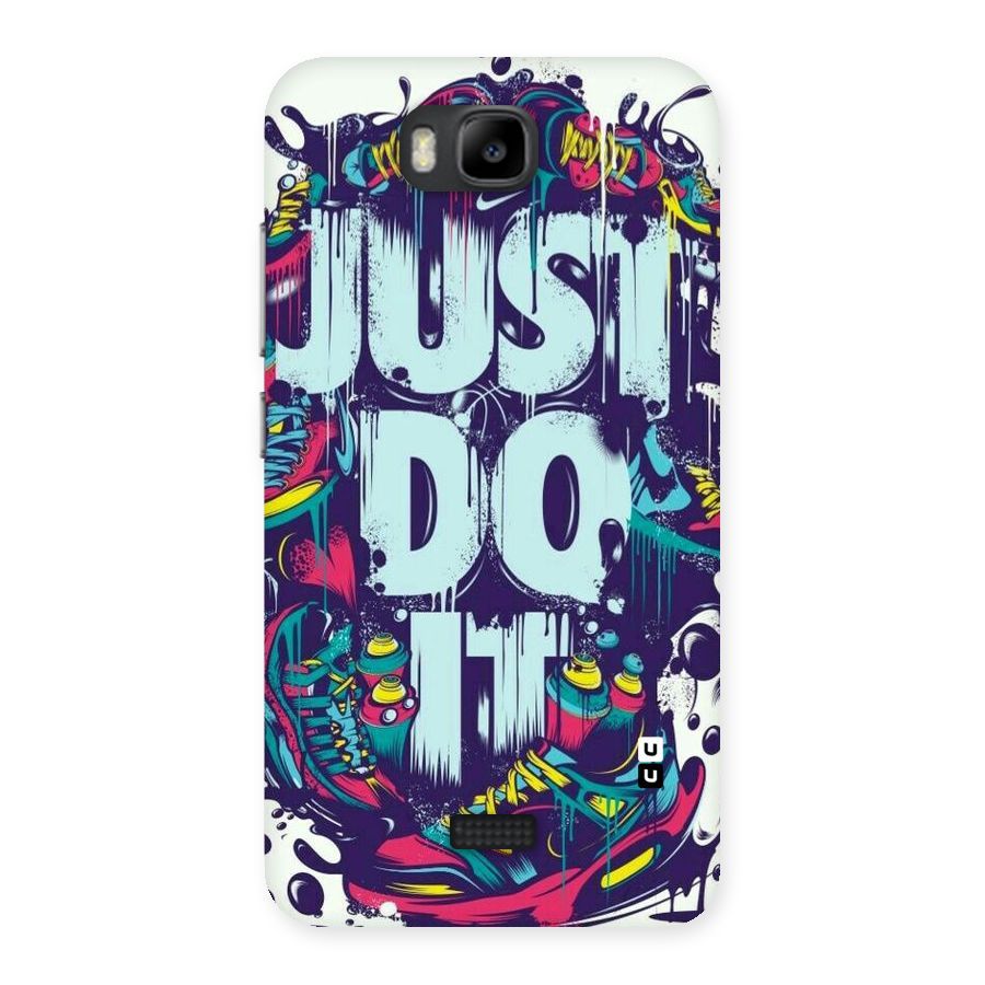 Do It Abstract Back Case for Honor Bee