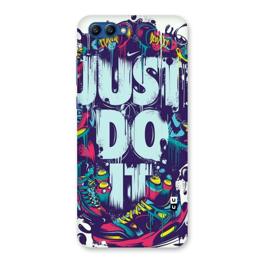 Do It Abstract Back Case for Honor View 10