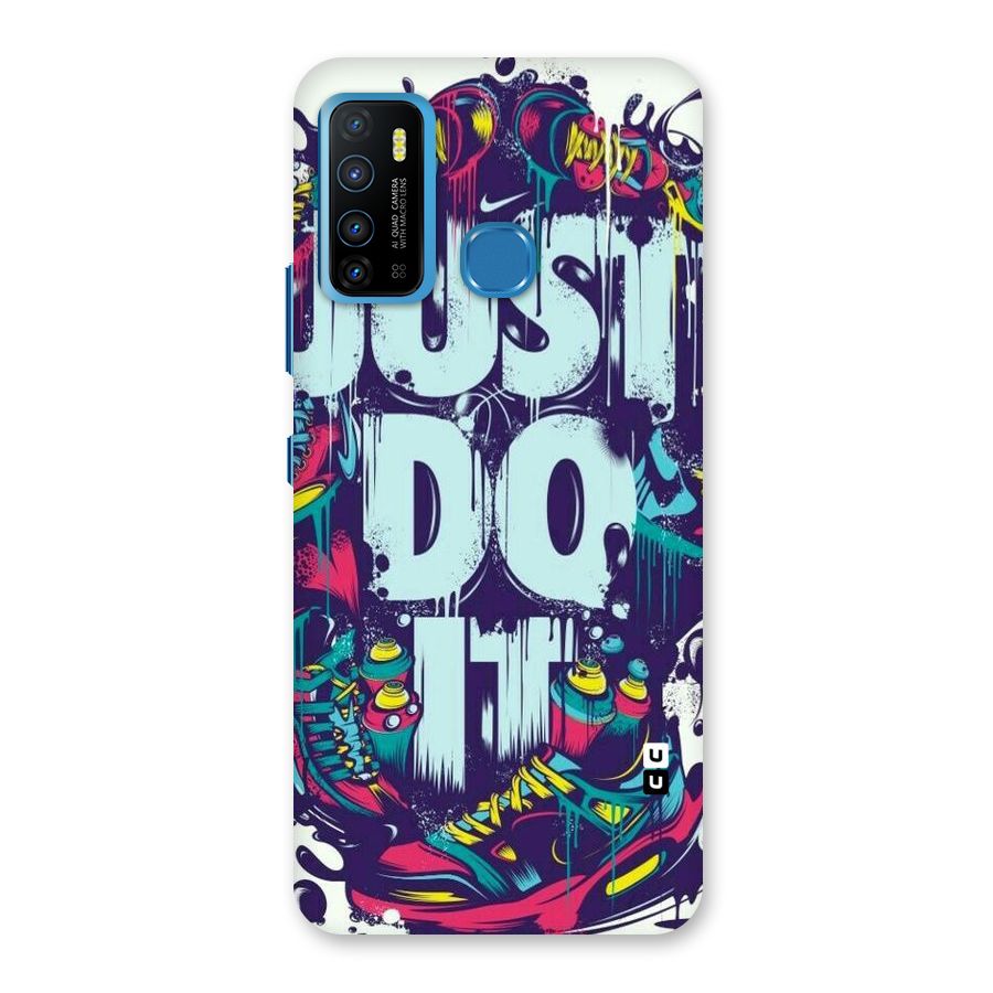 Do It Abstract Back Case for Infinix Hot 9
