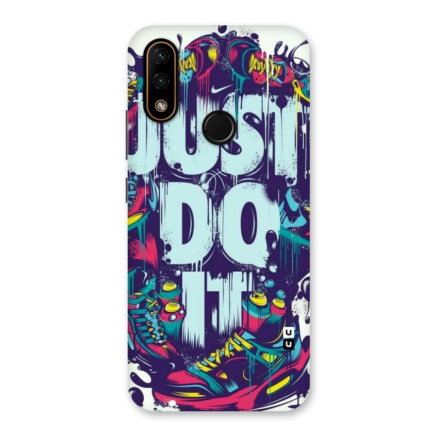 Do It Abstract Back Case for Lenovo A6 Note