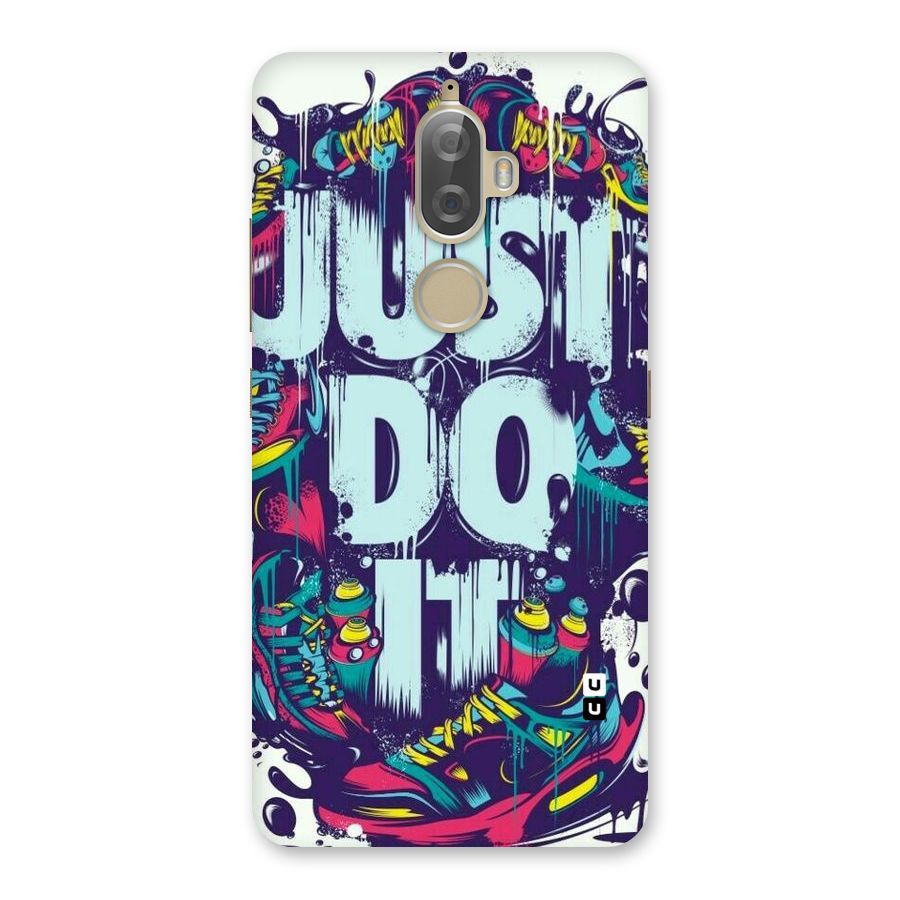 Do It Abstract Back Case for Lenovo K8 Plus
