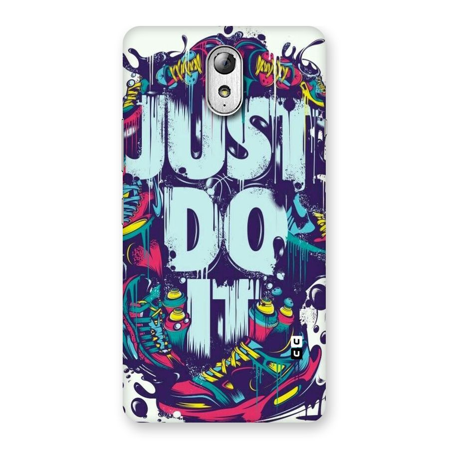 Do It Abstract Back Case for Lenovo Vibe P1M