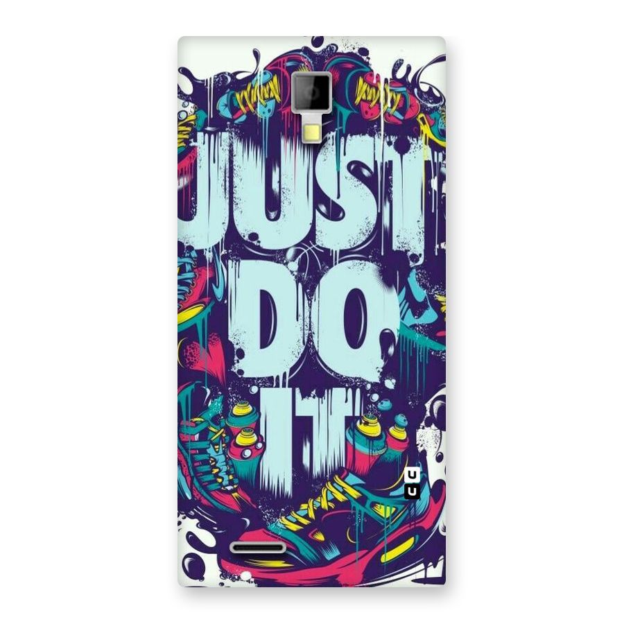 Do It Abstract Back Case for Micromax Canvas Xpress A99