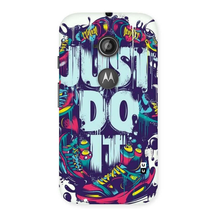 Do It Abstract Back Case for Moto E 2nd Gen