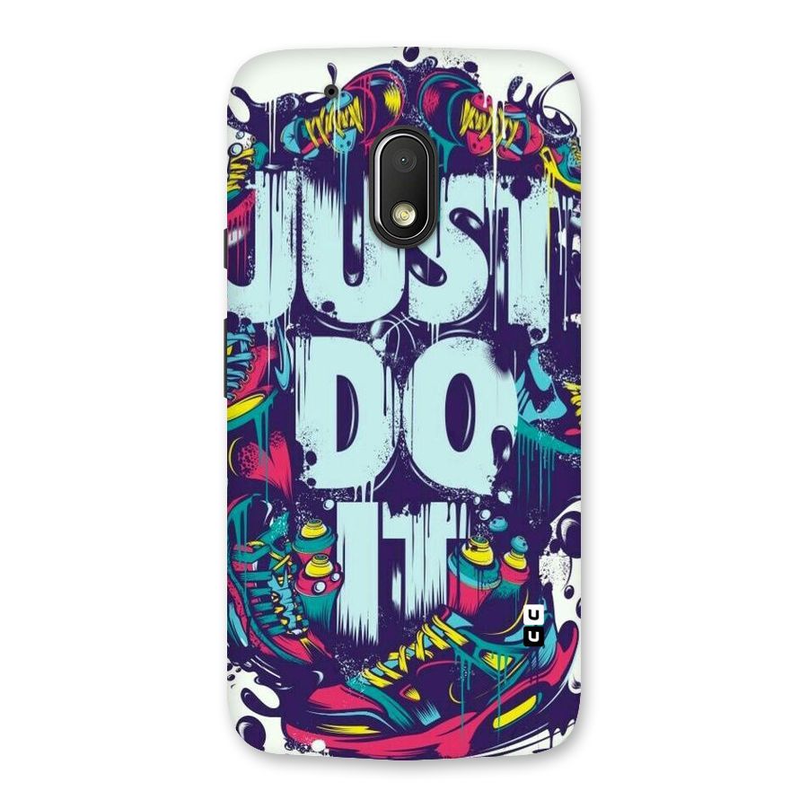 Do It Abstract Back Case for Moto G4 Play