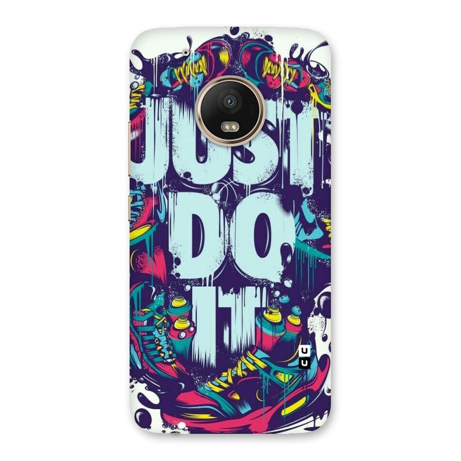 Do It Abstract Back Case for Moto G5 Plus