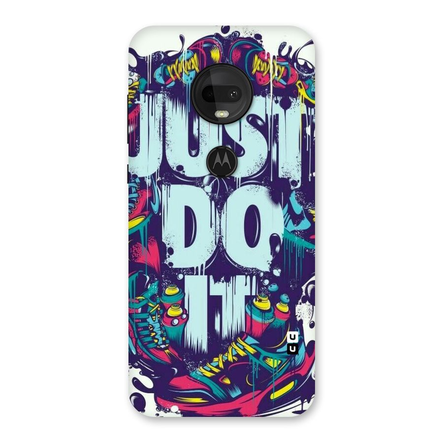 Do It Abstract Back Case for Moto G7