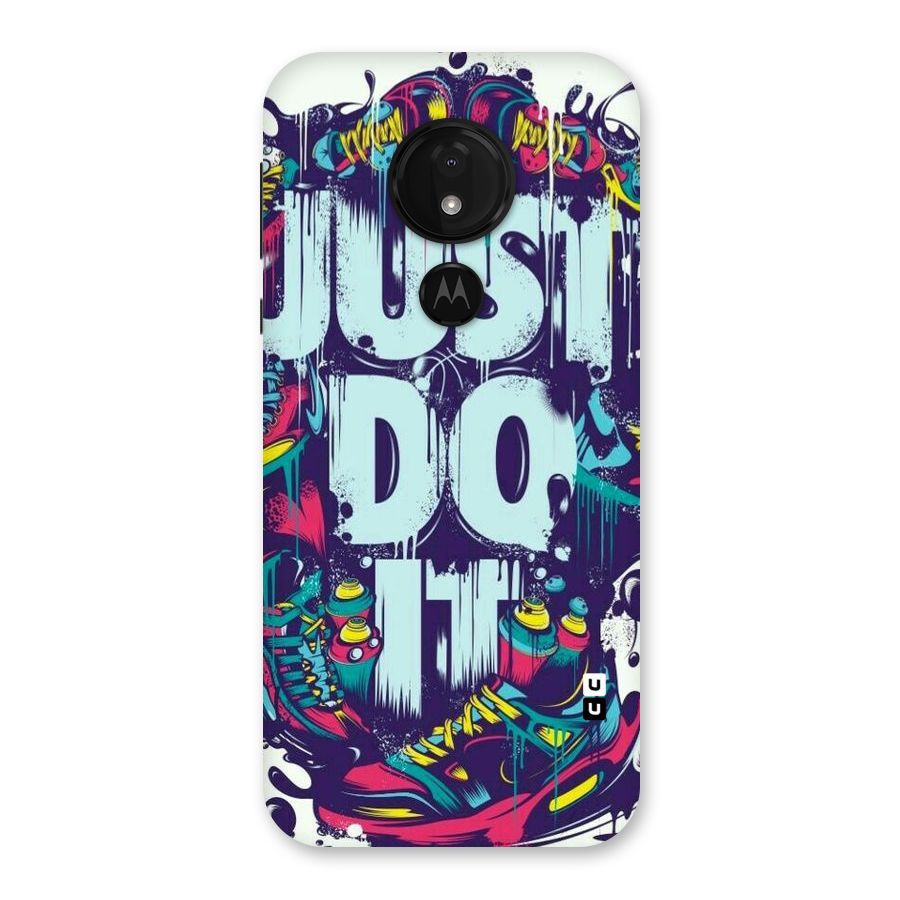 Do It Abstract Back Case for Moto G7 Power
