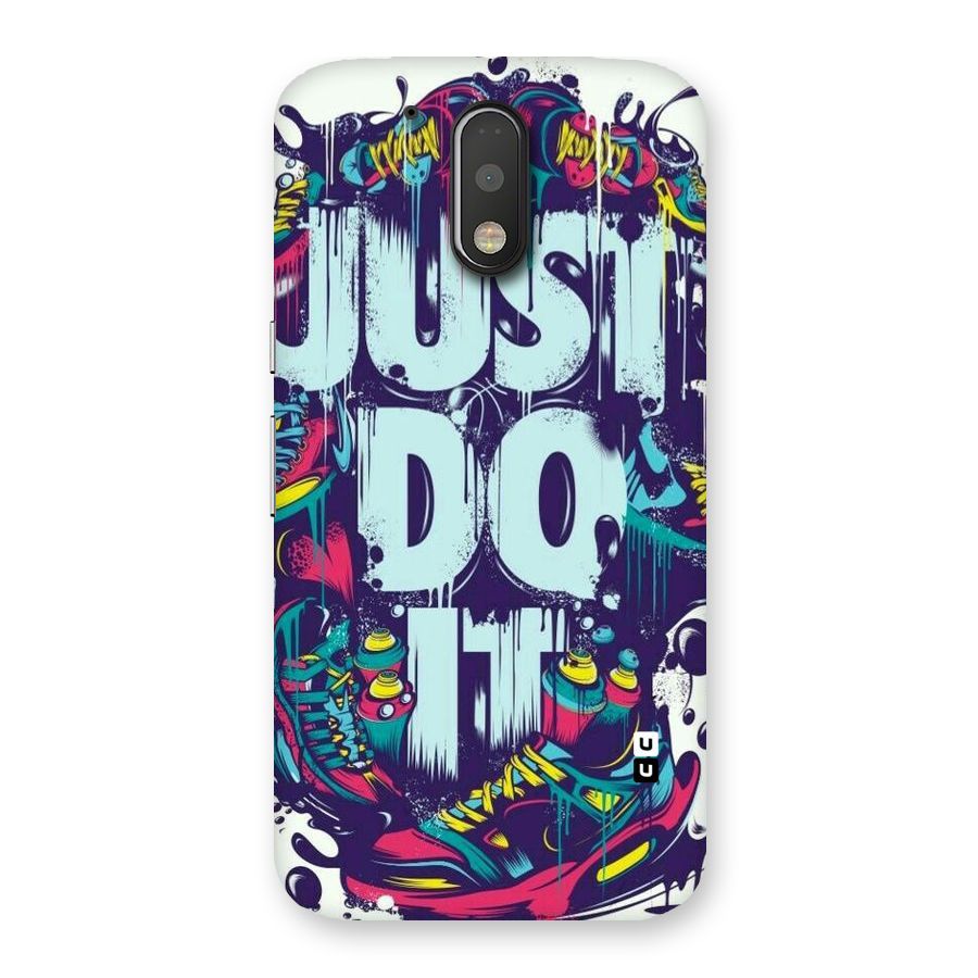 Do It Abstract Back Case for Motorola Moto G4 Plus