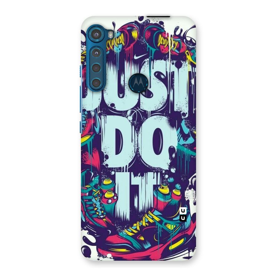 Do It Abstract Back Case for Motorola One Fusion Plus
