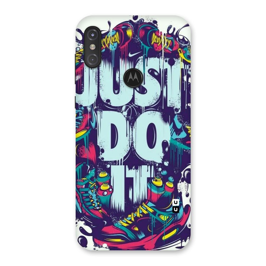 Do It Abstract Back Case for Motorola One Power
