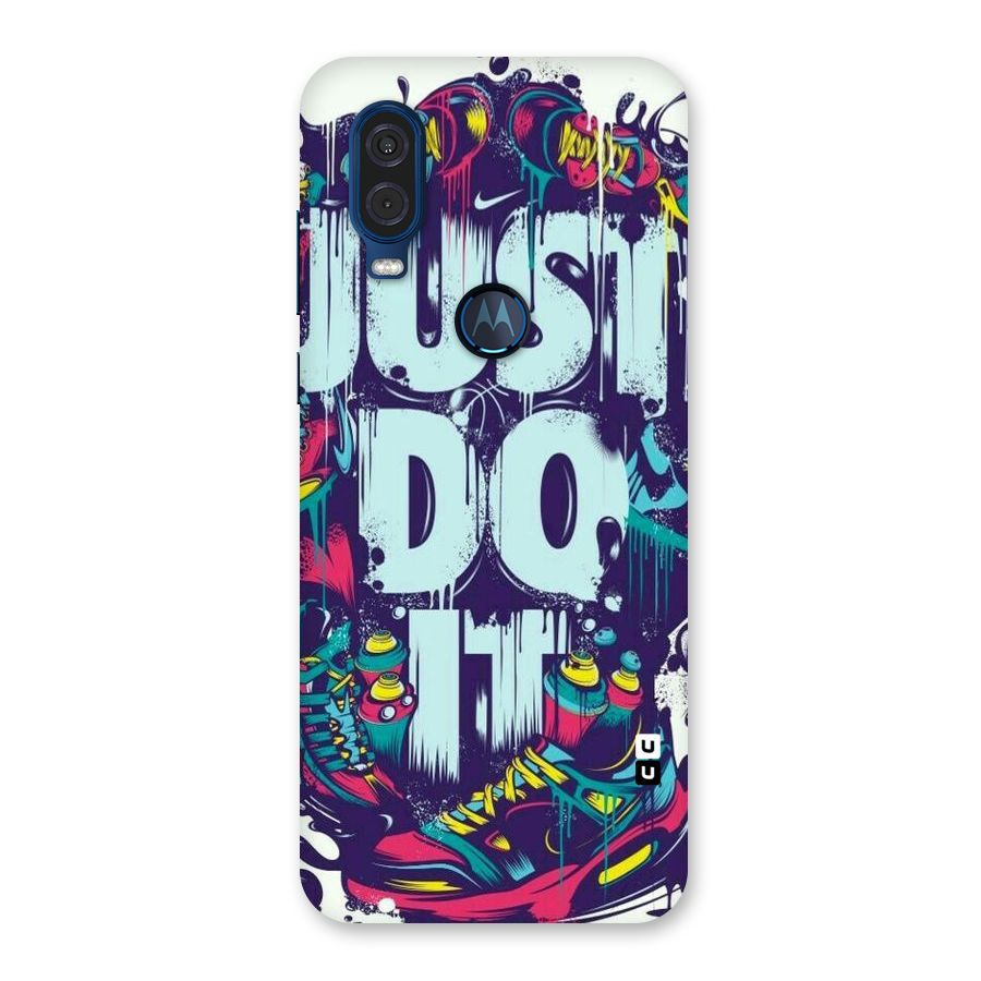 Do It Abstract Back Case for Motorola One Vision