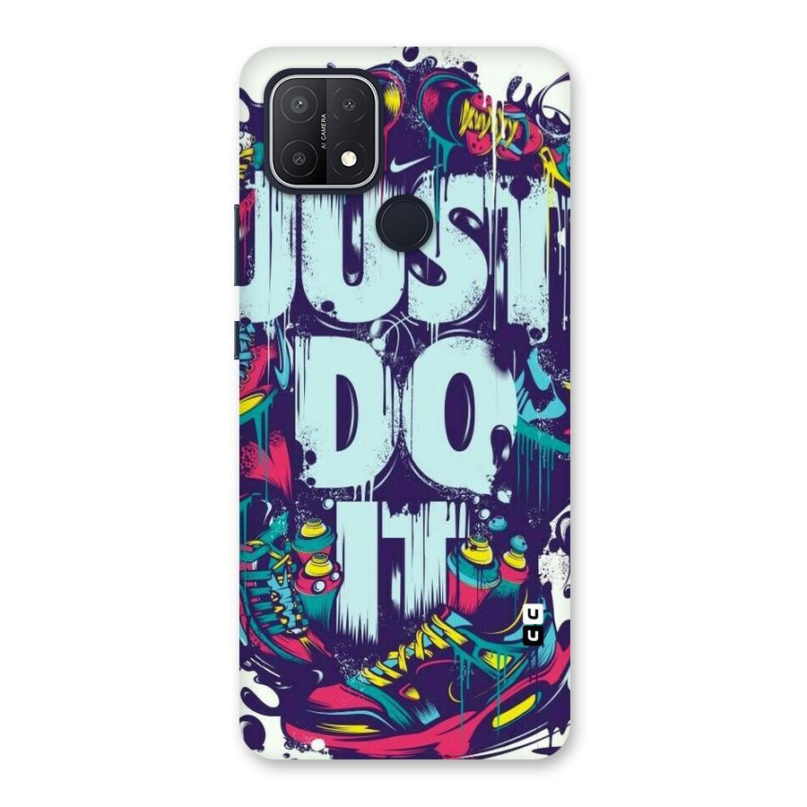 Do It Abstract Back Case for Oppo A15s
