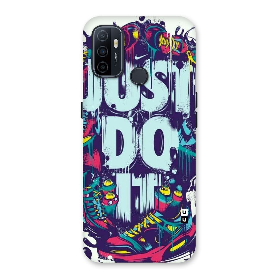 Do It Abstract Back Case for Oppo A32