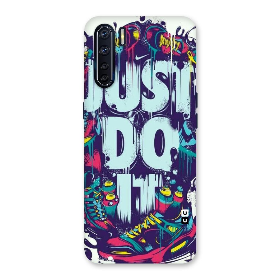 Do It Abstract Back Case for Oppo F15