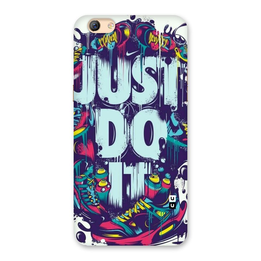 Do It Abstract Back Case for Oppo F3 Plus