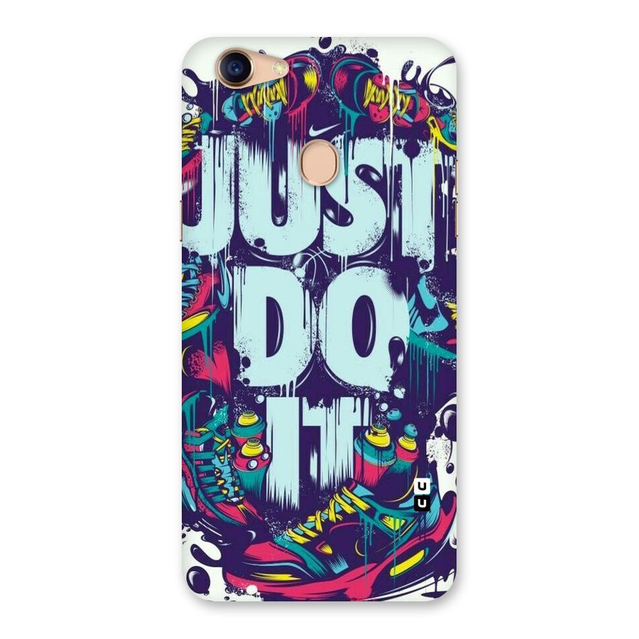 Do It Abstract Back Case for Oppo F5