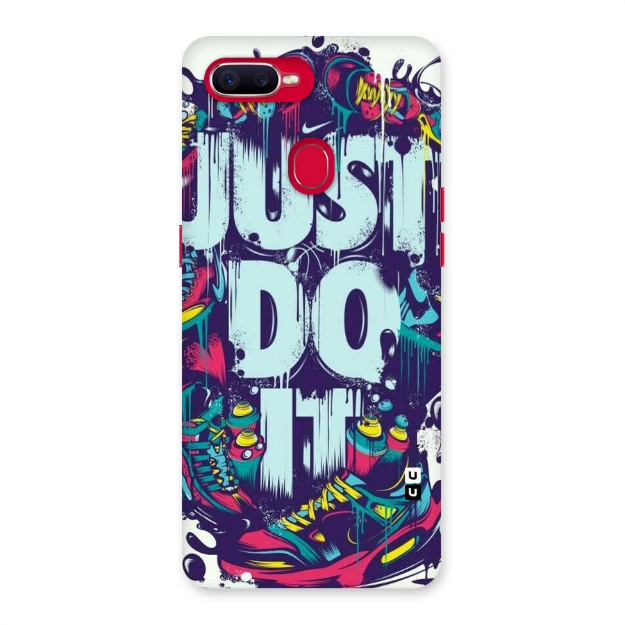 Do It Abstract Back Case for Oppo F9 Pro