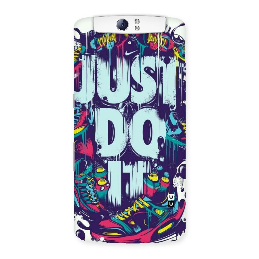 Do It Abstract Back Case for Oppo N1