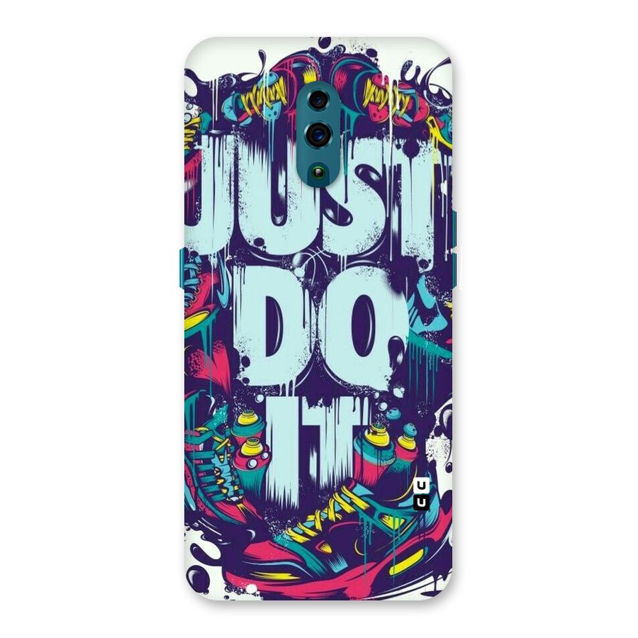 Do It Abstract Back Case for Oppo Reno
