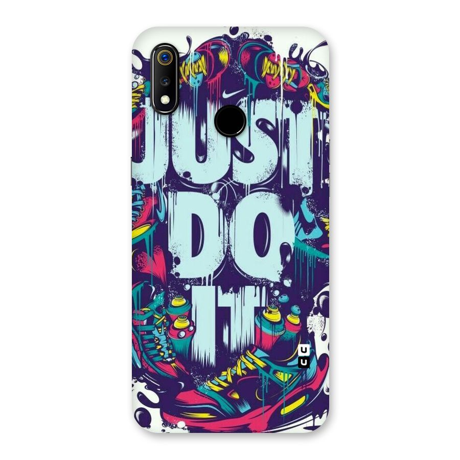Do It Abstract Back Case for Realme 3