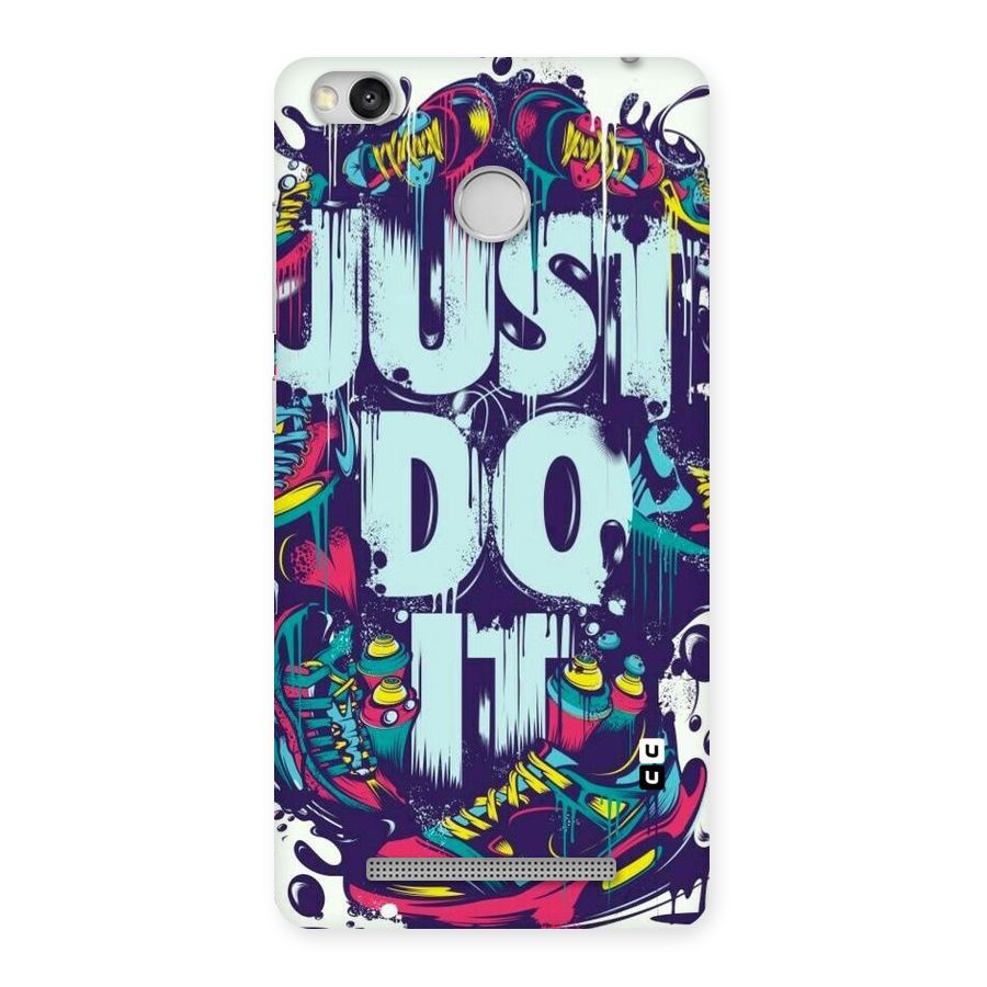 Do It Abstract Back Case for Redmi 3S Prime