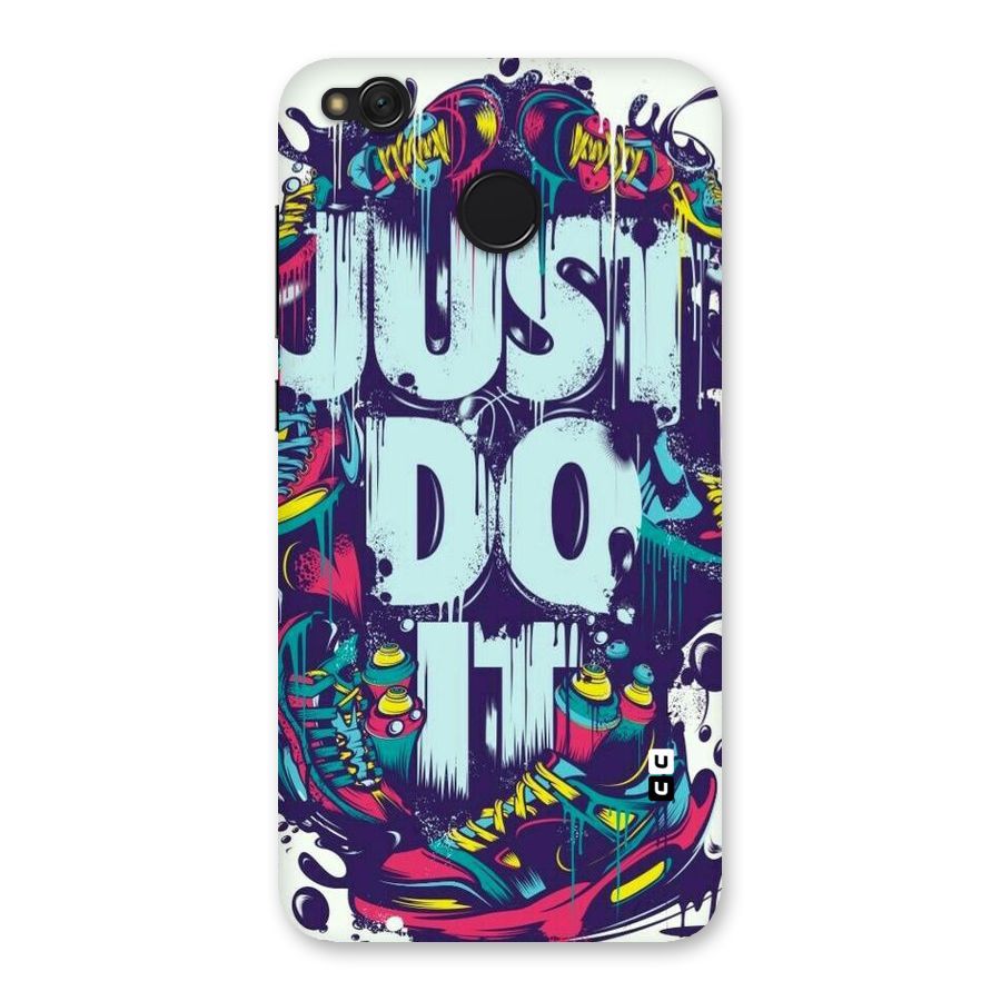 Do It Abstract Back Case for Redmi 4