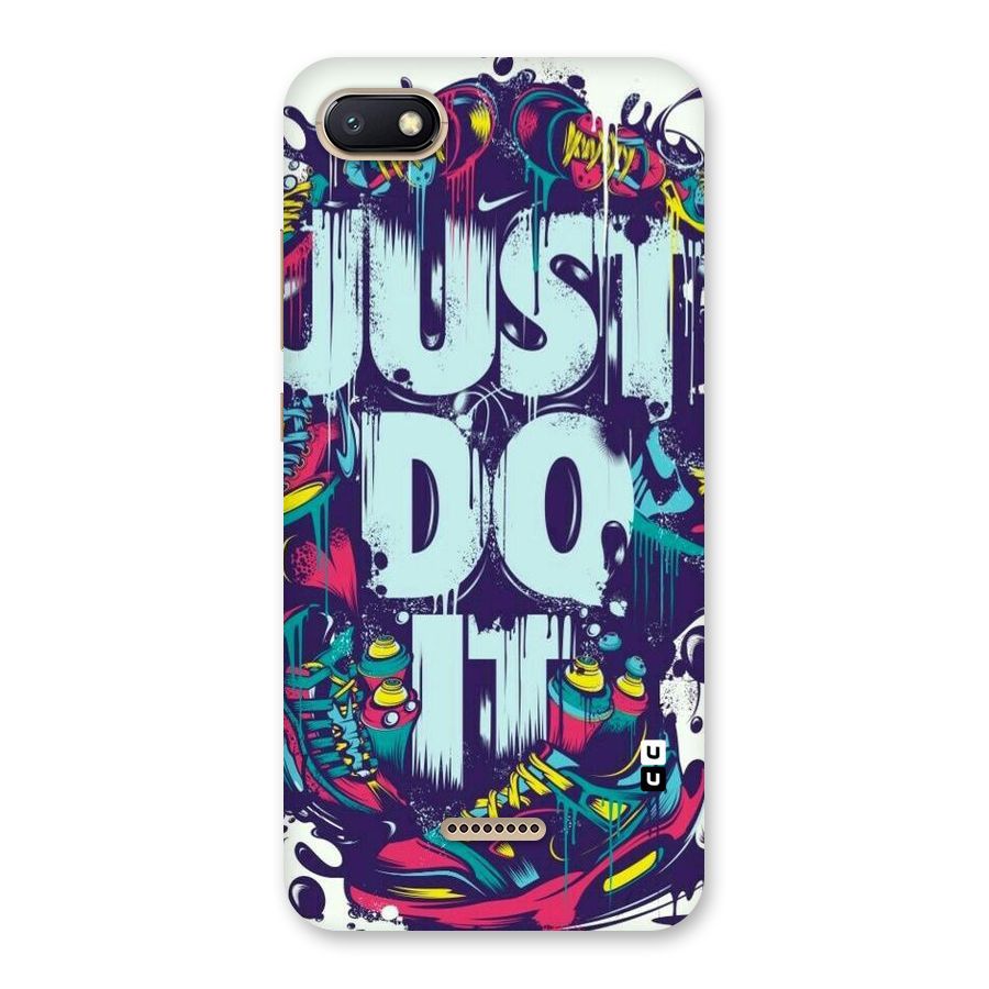 Do It Abstract Back Case for Redmi 6A
