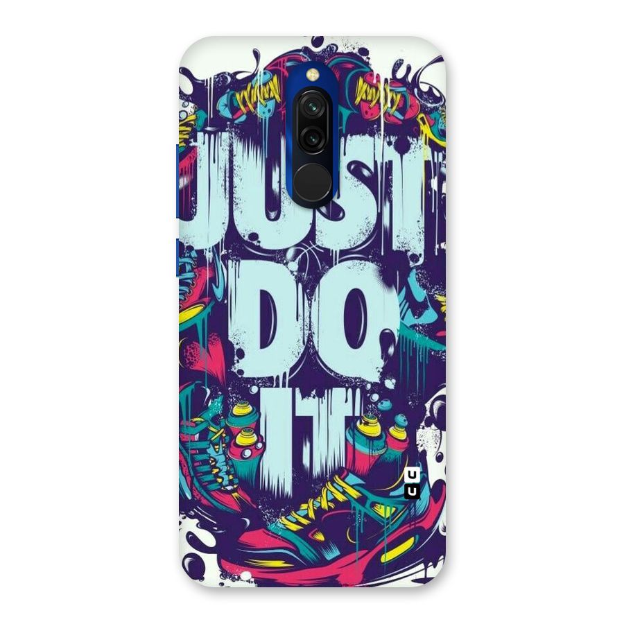 Do It Abstract Back Case for Redmi 8