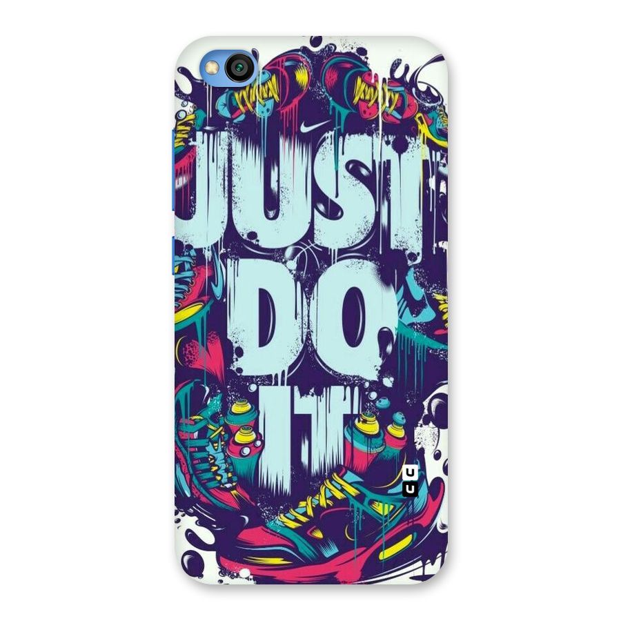 Do It Abstract Back Case for Redmi Go