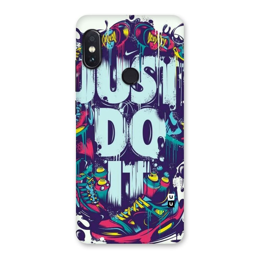 Do It Abstract Back Case for Redmi Note 5 Pro