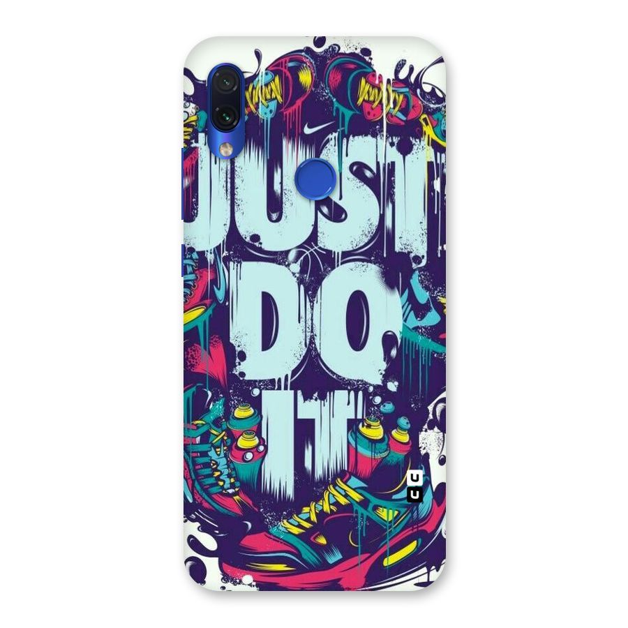 Do It Abstract Back Case for Redmi Note 7