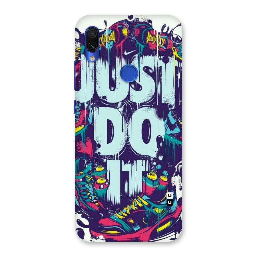 Do It Abstract Back Case for Redmi Note 7S