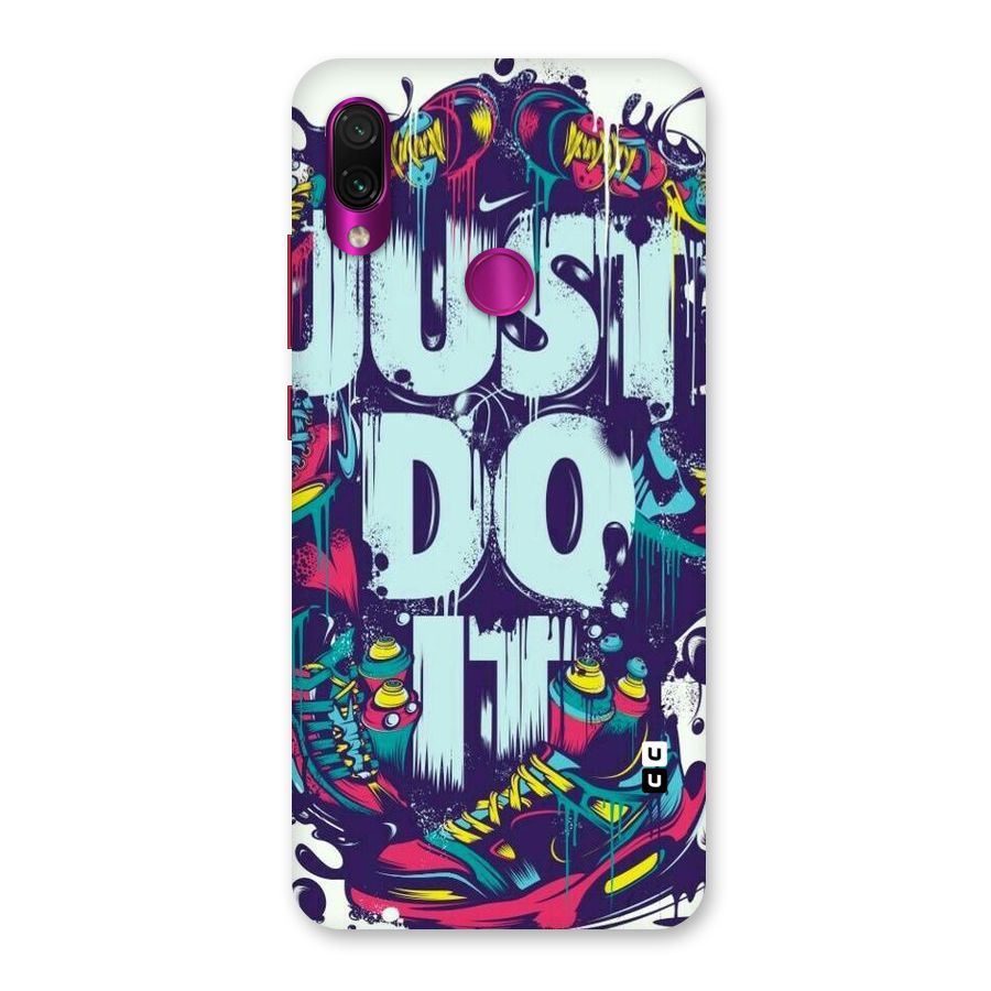 Do It Abstract Back Case for Redmi Note 7 Pro