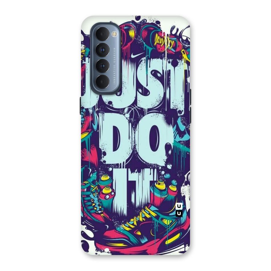 Do It Abstract Back Case for Reno4 Pro
