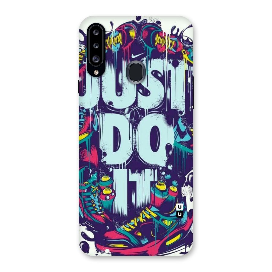Do It Abstract Back Case for Samsung Galaxy A20s